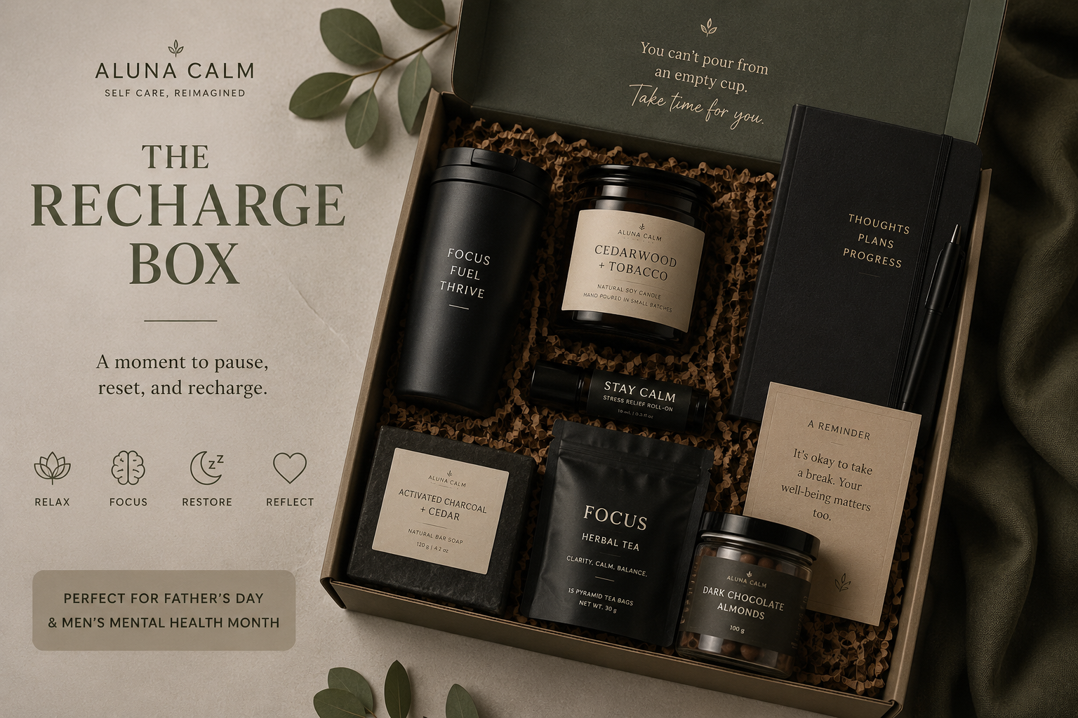 The Best Self-Care Gift Ideas for Men – Father's Day & Beyond | Aluna Calm
